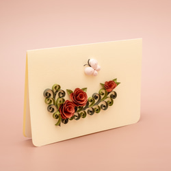 薔薇と蝶々のメッセージカード 12枚目の画像