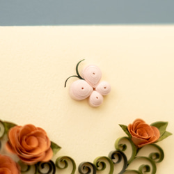 薔薇と蝶々のメッセージカード 8枚目の画像