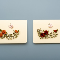 薔薇と蝶々のメッセージカード 10枚目の画像