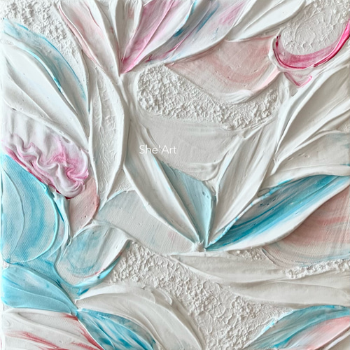 原画SM・Garden・ウォーターピンク /モダンアート・インテリア