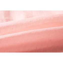 リネンシャツ　日焼け防止UV対策シャツ　長袖リネンシャツ　薄くて涼しいリネンシャツ　ピンク　L218 11枚目の画像