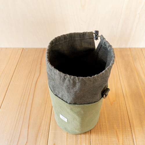 帆布のウェットティッシュカバー【抹茶】/除菌シートカバー/ウェット