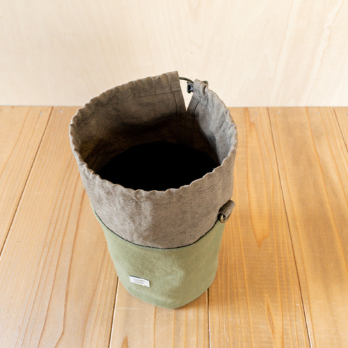 帆布のウェットティッシュカバー【抹茶】/除菌シートカバー バス