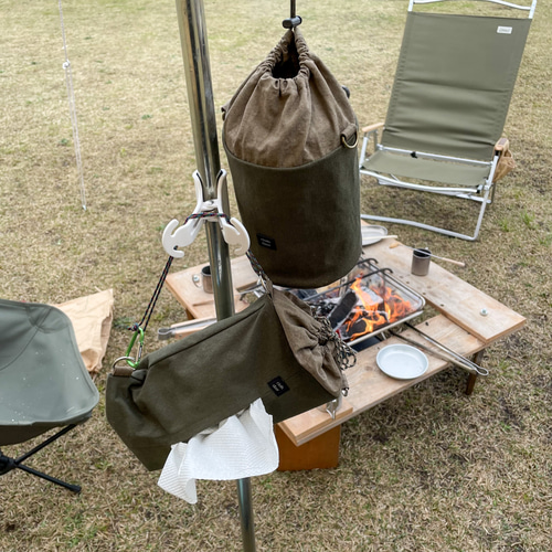 帆布のウェットティッシュカバー【オリーブ】/除菌シートカバー その他