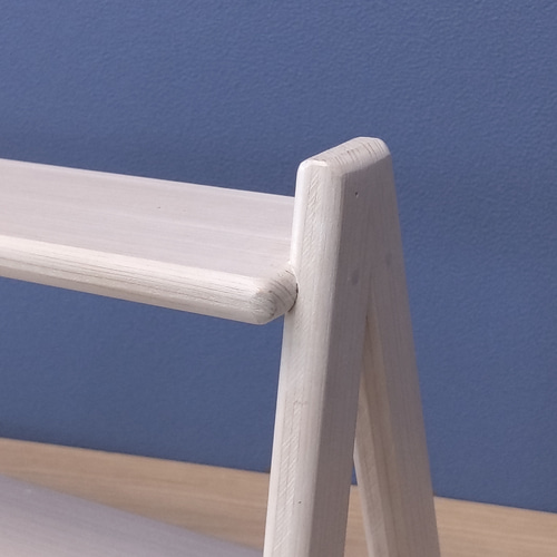 A型 デスクシェルフ】基本3色展開（ホワイト）テーブルラック 卓上 棚