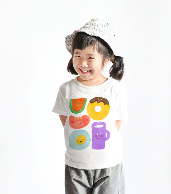 キッズ KIDS Tシャツ（私の好きなモノ） 3枚目の画像