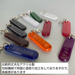 ■2ケセット■細長形名入れ傘マーカー●アンブレラマーカー●ペットボトルマーカー●【厚さ3mm】 4枚目の画像