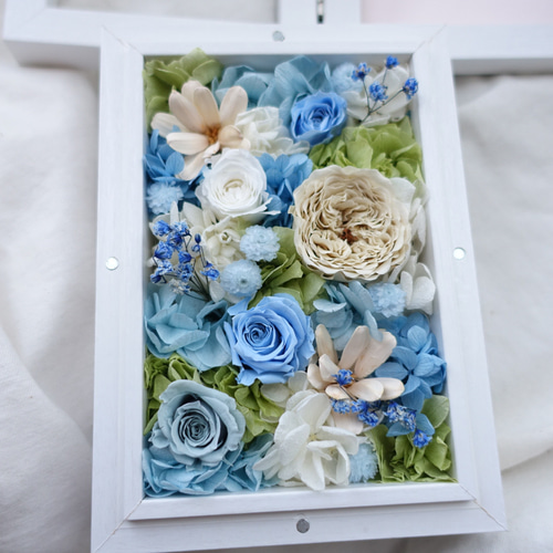 新品未使用 翌日発送 フォトフレーム 写真たて ペールブルー 楽天市場