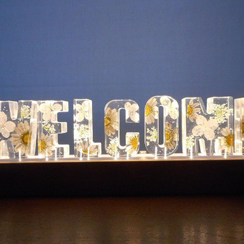 15cm アクリル板付き オリジナル LED ディスプレイ用 照明 ランプ