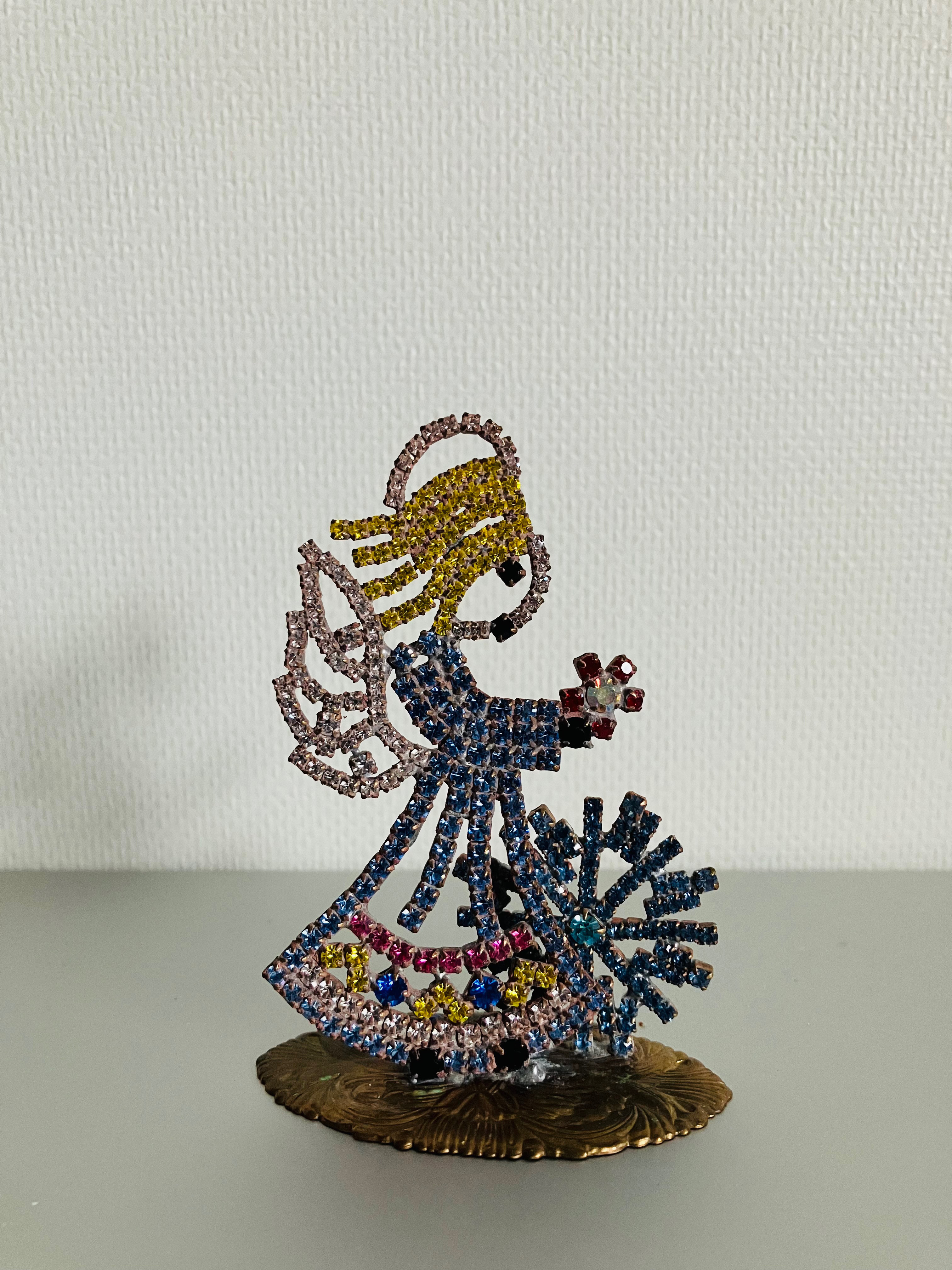 チェコ◆立体的　天使のモチーフ◆置物　3D ツリー