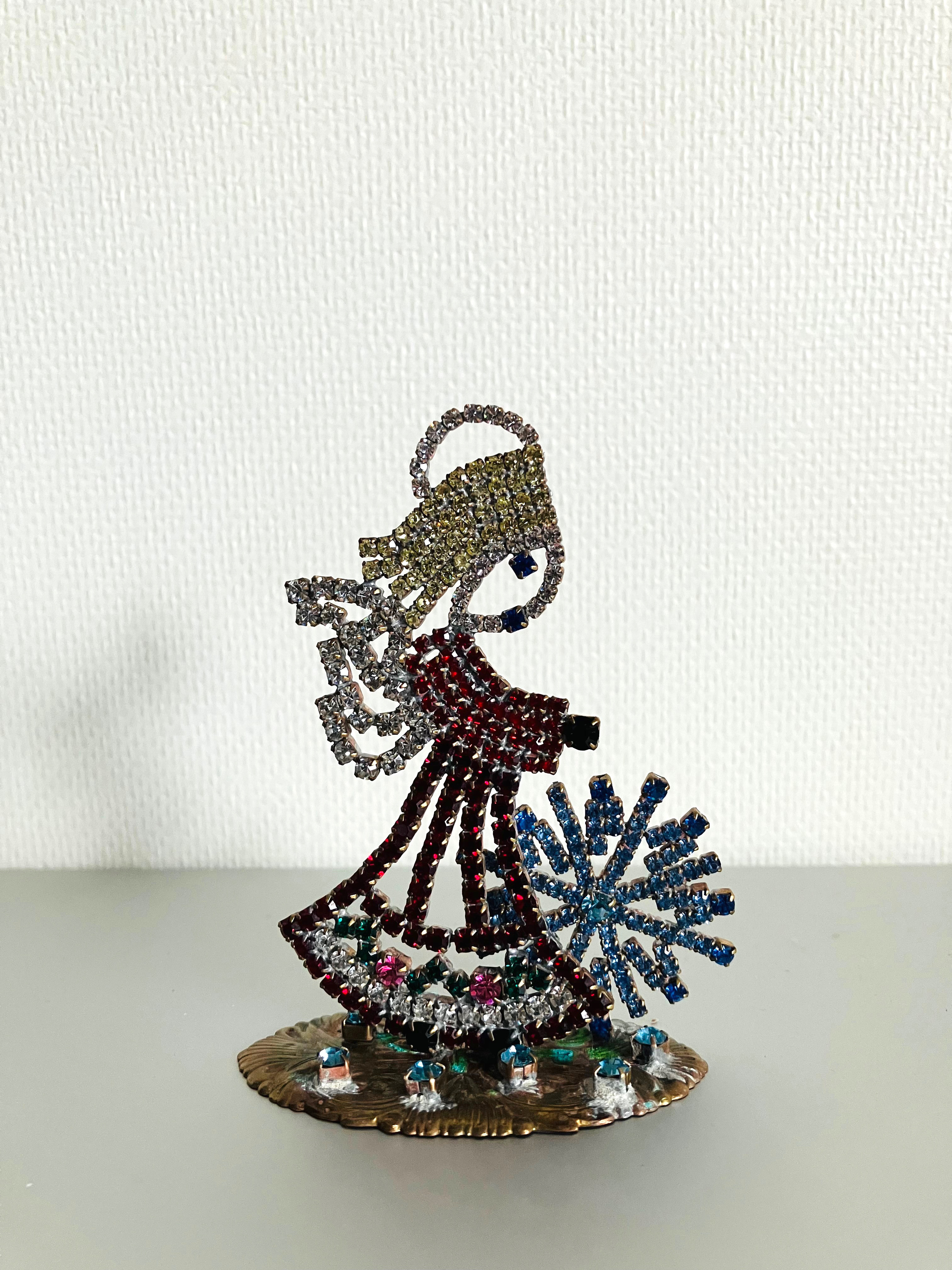 チェコ◆立体的　天使のモチーフ◆置物　3D ツリー