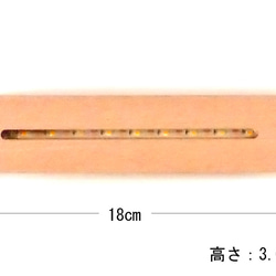 18cm アクリル板付き オリジナル LED ディスプレイ用 照明 ランプ インリア 木製 ベース 手作り 看板 文字 1枚目の画像