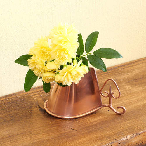 お花長持ち！銅製のフラワーベース 一輪挿し・花瓶・花器