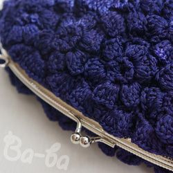 Ba-ba handmade Poppy puff knitting hand bag  No.C1673 第5張的照片