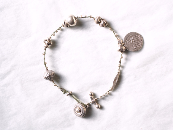 -Karensilver- braid bracelet 'Fatima' 1枚目の画像