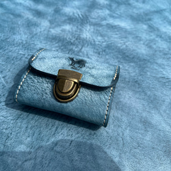 大人気カラーでのセット販売　鞄のようなコインケース&Radiantオリジナルマネークリップ 4枚目の画像