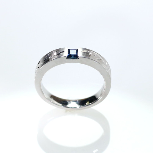 Pt900 ブルーサファイアリング 0.25ct 指輪・リング Atelier