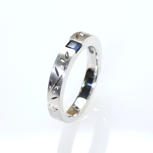 Pt900 ブルーサファイアリング 0.25ct 指輪・リング Atelier