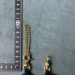 [Polyto] 皮革首飾鑰匙扣（密蘇里綠）包飾 第8張的照片