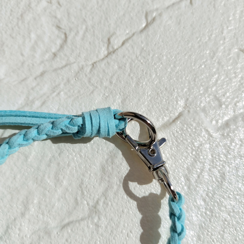 名前入り】スエード調紐のドッグチョーカー☆大型犬＆中型犬＆小型犬用