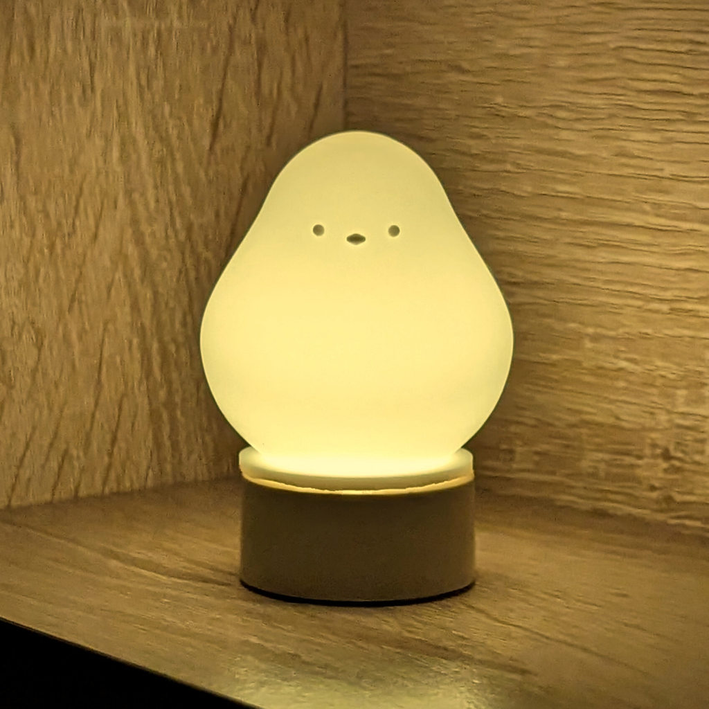 3羽のシマエナガさんランプ【まんまる・おやすみ・おめかしシマエナガさん3羽セット】