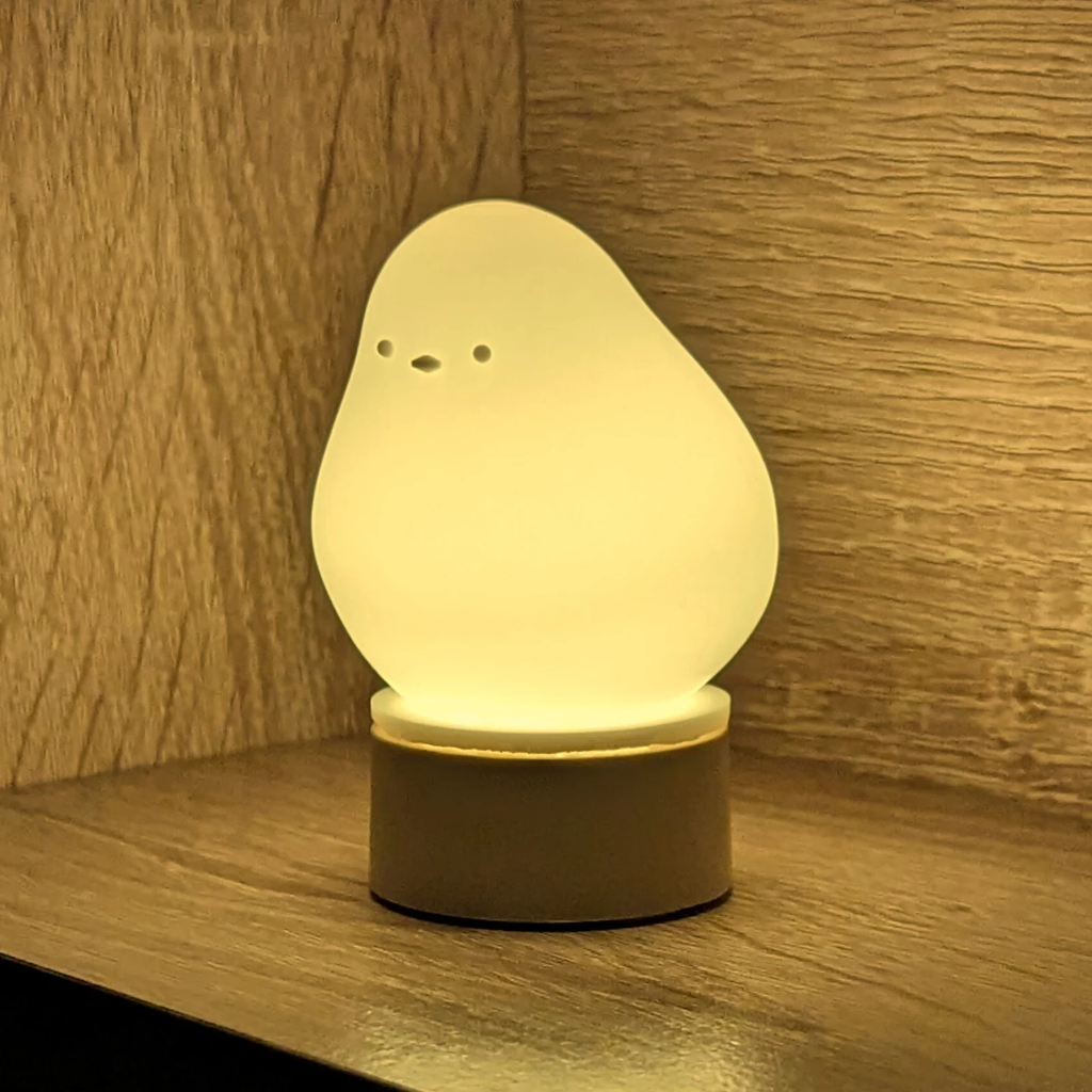 3羽のシマエナガさんランプ【まんまる・おやすみ・おめかしシマエナガさん3羽セット】