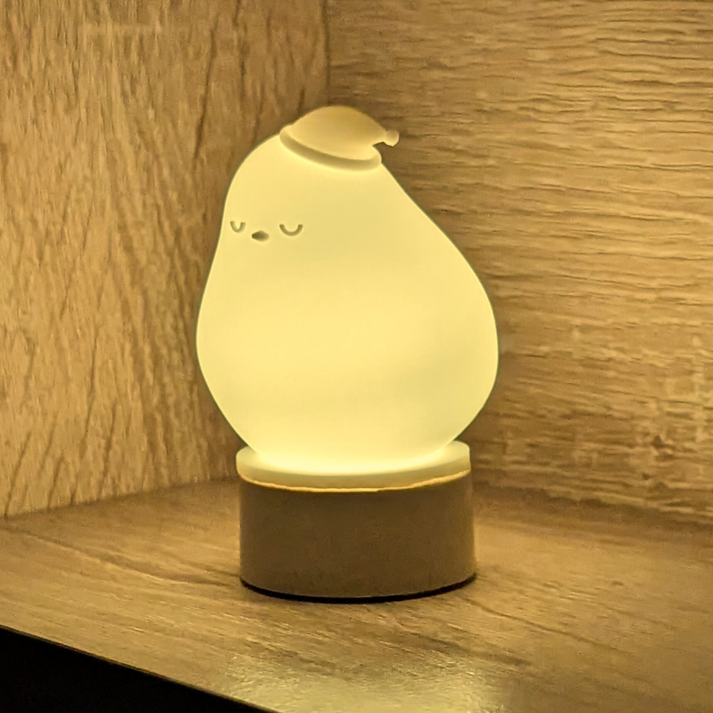 3羽のシマエナガさんランプ【まんまる・おやすみ・おめかしシマエナガさん3羽セット】