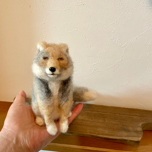 羊毛フェルト チーター チーターの赤ちゃん 羊毛フェルト よっちみかん 通販 15137262