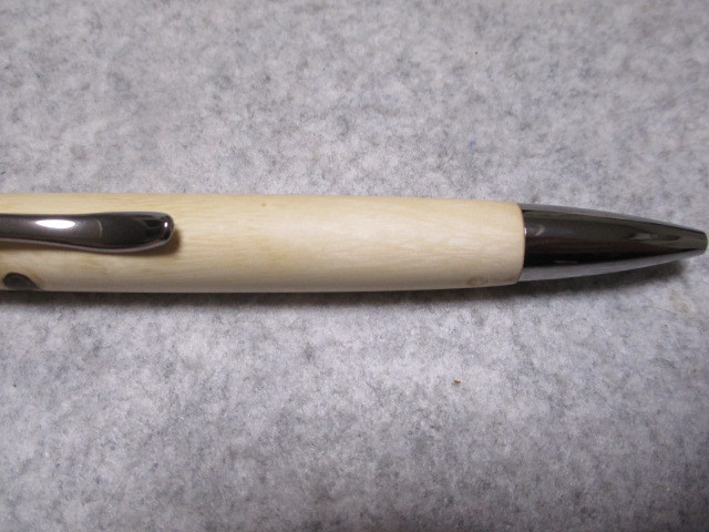 柊(ヒイラギ)　キヌカオイル仕上げ　ロングパトリオットボールペン　希少材