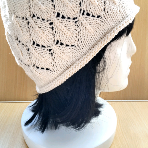 ◎受注製作 春夏用手編み帽子 ニット帽・ビーニー はちまつ 通販 ◎受注製作 春夏用手編み帽子 ニット帽・ビーニー はちまつ 通販