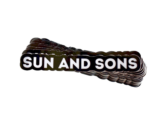 SUN AND SONS ロゴステッカー 1枚目の画像