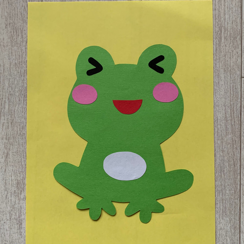 ハンドメイド/壁面飾り/6月/梅雨/カエルの合唱 その他素材 waku works