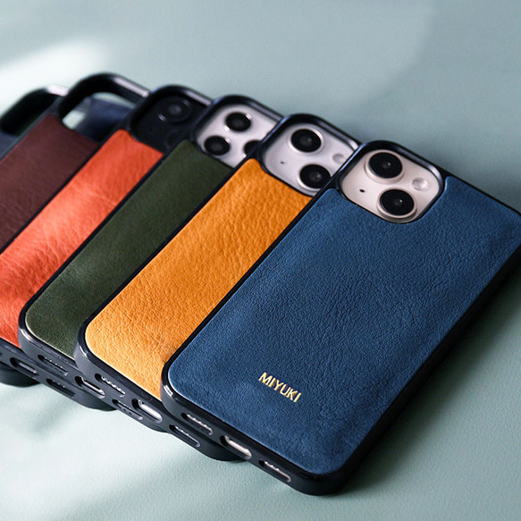 名入れ 栃木レザー スマホケース iPhoneケース 本革 ヴォーノ
