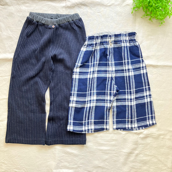 【福袋】ユニ子供服パンツ２点セット　サイズ１１０ｃｍ用　110⑬ 1枚目の画像