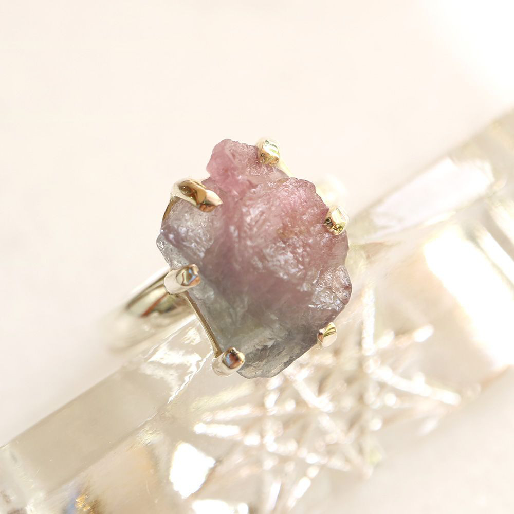 【セール品】SVR-301 【CERCA】トルマリン スターリングシルバーリング　15号