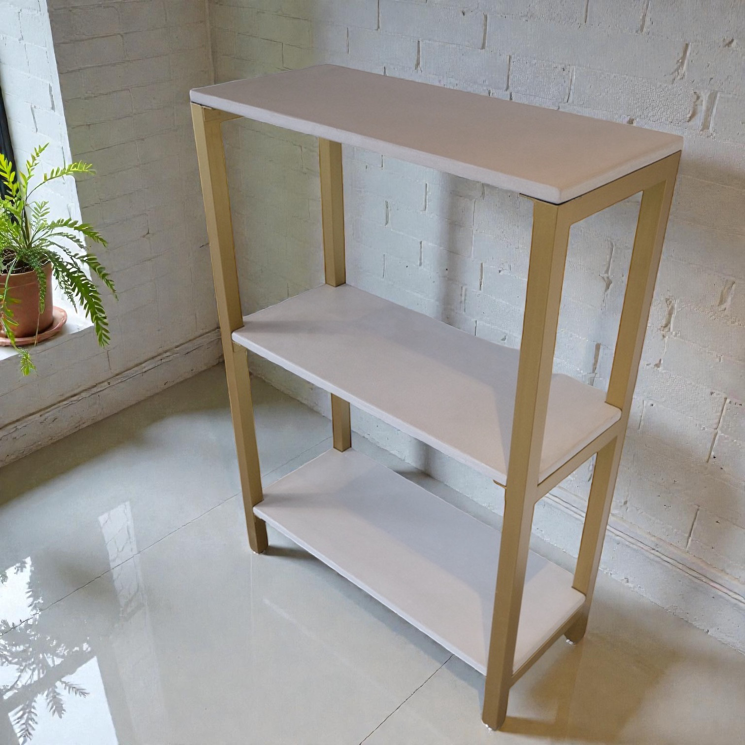 モルタル×アイアン　シェルフ 5