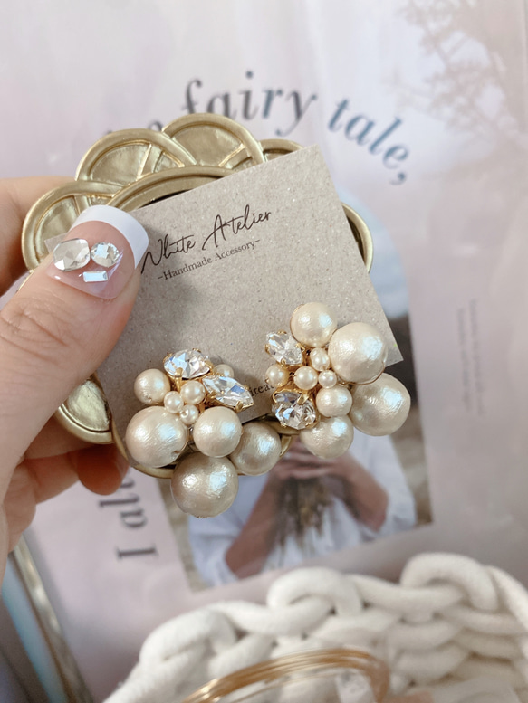 [送料無料] pearl lady pierce 2枚目の画像