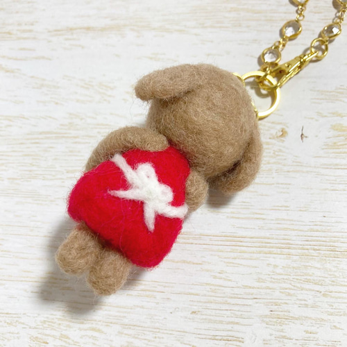 限定1点◇おませなエプロン姿のトイプードルちゃん♡ひよこちゃんと 
