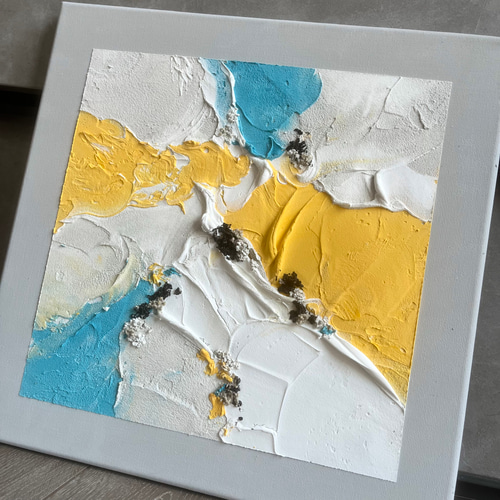 現代アート 30×30㎝ テクスチャーアート モダン アートパネル