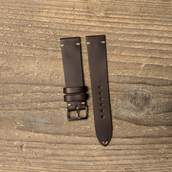 ホーウィン クロムエクセルレザー ブラウン｜ダブルステッチ 時計