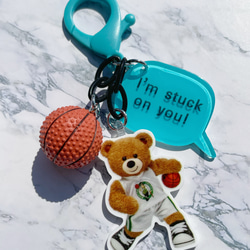 じゃらじゃらキーホルダー アイス くま クッキー 106 じゃらじゃら