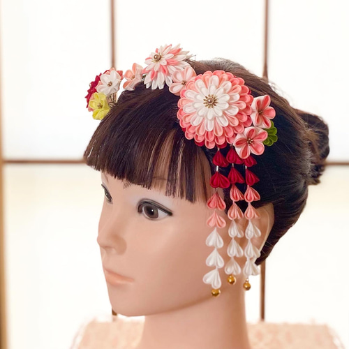 上質な髪飾りで豊かなハレの日を～ 七五三髪飾り7歳様向け 紫系のお