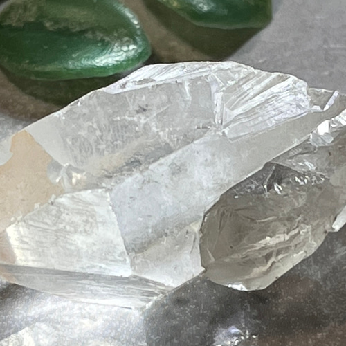 親子水晶 タイムリンク✨ 叡智の石 ピンク レムリアンシード