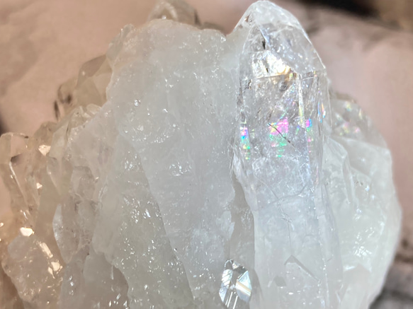 レインボー　ミナスジェライス州 トマスゴンサガ産　水晶　原石　クリスタル レインボー ミナスジェライス州 トマスゴンサガ産 水晶 原石
