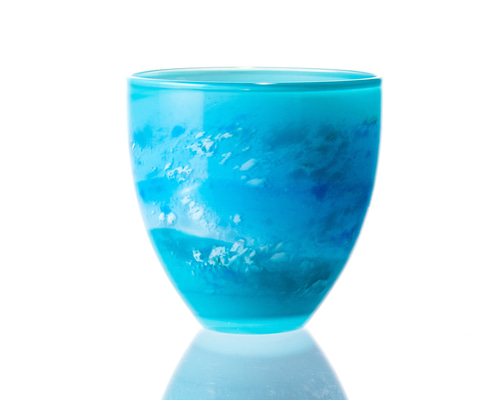 雲のゆくえ グラス（ターコイズブルー） グラス 花宵ガラス工房 通販