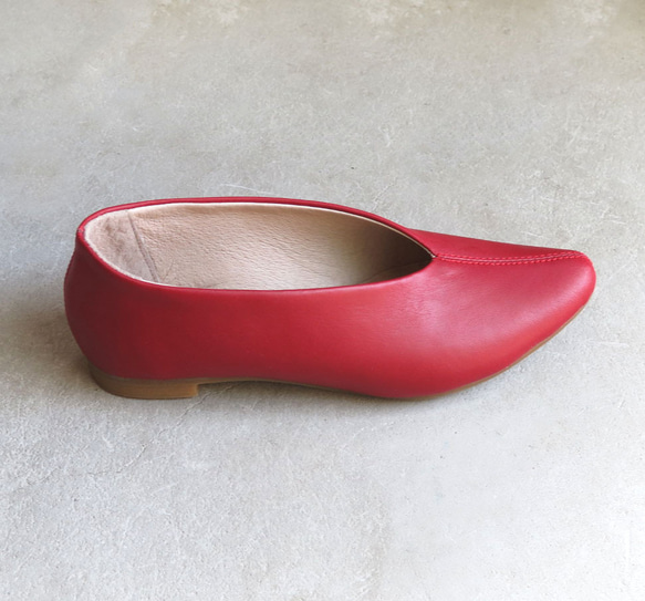 【標準紅】胭脂紅真皮高跟鞋❄︎日本製造❄︎ 第9張的照片