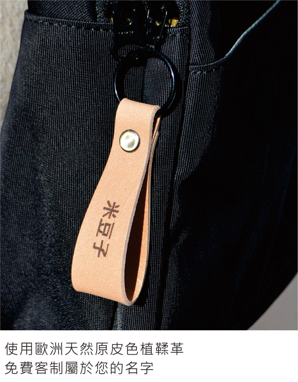 【米豆子】*免費客製刻字*雙層時尚單肩兩用後背包-淺紫藤 第13張的照片