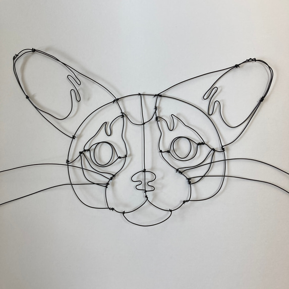 Amazon.co.jp: 猫パンチ カードスタンドワイヤーアート ワイヤー