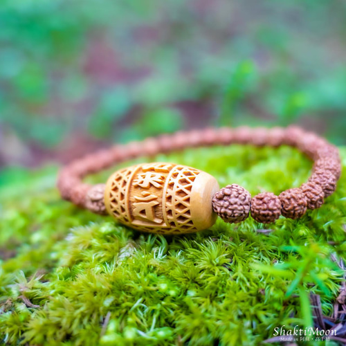 十二支 守護本尊があなたを見守る！】お守りルドラクシャブレスレット