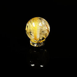 【インクルージョンも魅力です】１２ミリ 現品1粒売り タイチンルチル 虹入り金針水晶 ＫＹＴ６８ お守り ギフト 8枚目の画像
